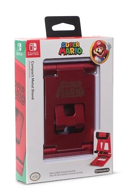 Support en Métal Mario pour Nintendo Switch OLED/Switch/Lite Neuf PowerA - Photo 1/4