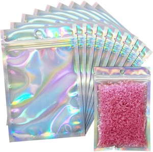 holographic ziplock pouches