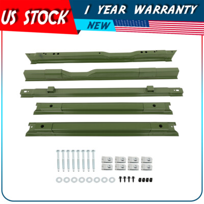 For Ford F250/F350/F-450 Super Duty 99-18 5 Track Truck Bed Rails Long ...