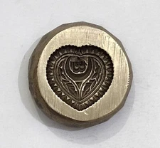 Vintage Bronze Jewelry Die Mold/Mould India Hand Engraved For Jewellery Making