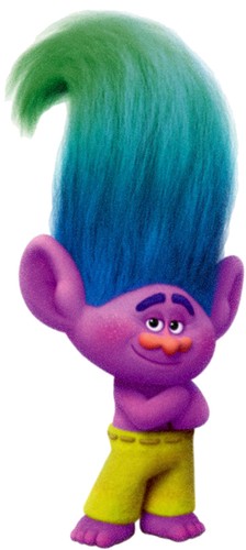 CREEK Troll of TROLLS Movie DreamWorks Film Animation Window Cling Sticker Decal