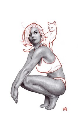   CATWOMAN #71 FRANK CHO 1:50 Card Stock Ratio Variant Cvr F