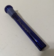 Difusor MATRIX Perc azul completo con vástago descendente de vidrio de 4 pulgadas 18 mm/14 mm