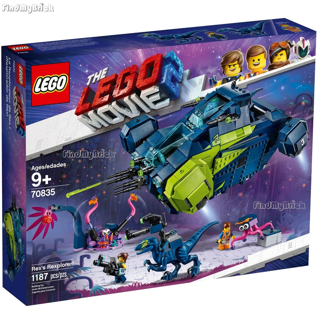 LEGO The Lego Movie 70835 Rex's Rexplorer! - Authentic Factory