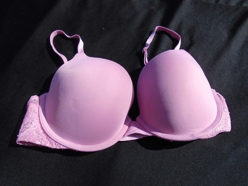 Reggiseno Push Up 32D Nylon e Pizzo Imbottito U/W T-Shirt Secret 32D - Foto 2 di 5