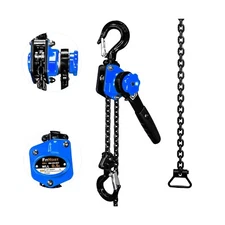 Chain Hoist Come Along 1/2 Ton | Mini Lever Chain Hoist 1100Lbs Capacity with...