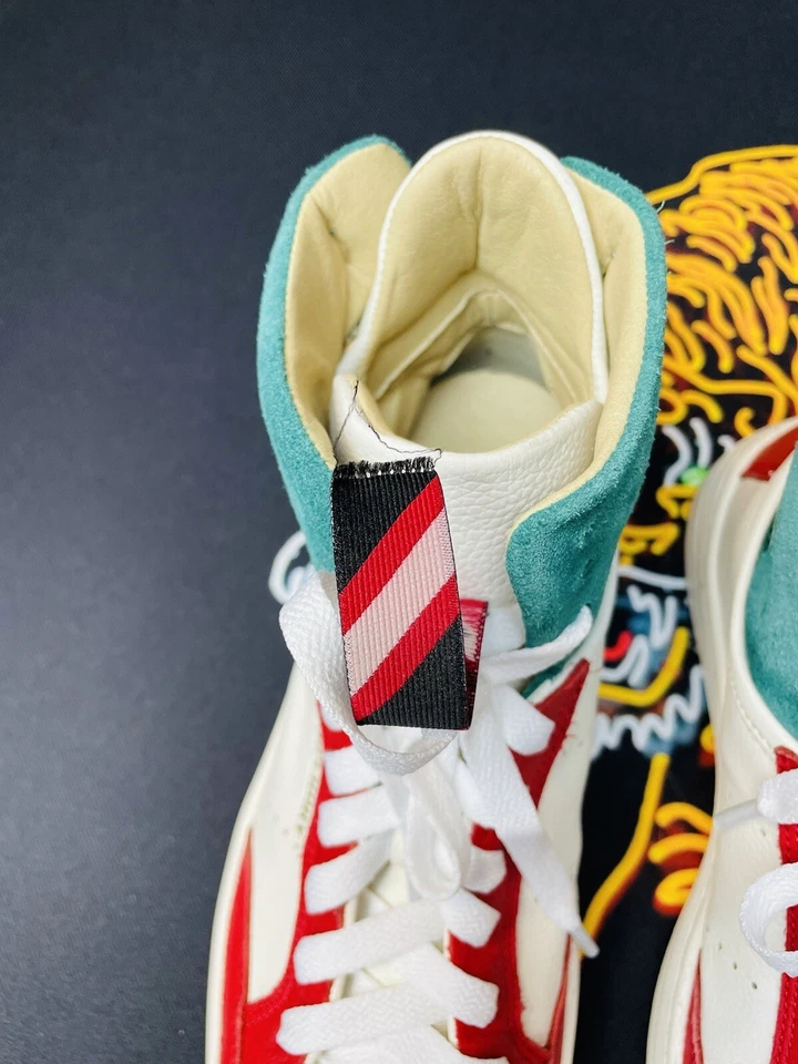 Sapatilhas femininas Superdry lindas clássicas veganas cesta luxo couro tamanho 6 - Imagem 4 de 4