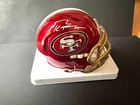 George Kittle signed autographed SF 49ers FLASH mini helmet Beckett witness BAS