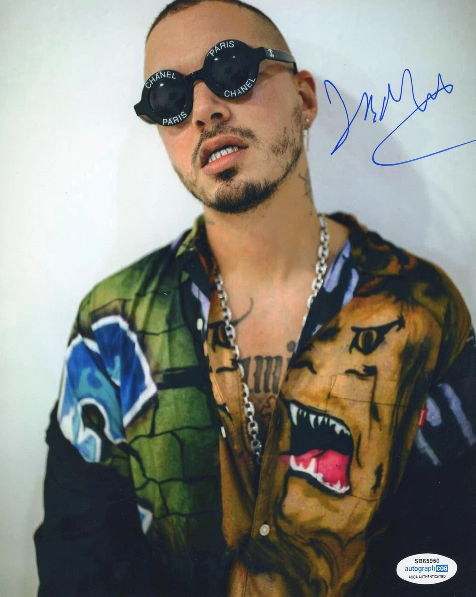 J Balvin Signed 8x10 Photo Prince of Reggaeton Autographed ACOA #4