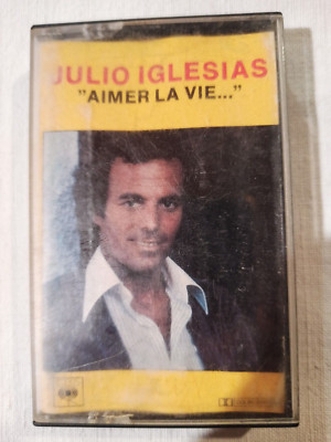 k7 Julio Iglesias Aimer La Vie Cassette Tape une Chanson Sentimentale