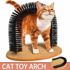 Perfect Cat Self Scratching And Grooming Arch Toy Cat Self Brushing Deshedding