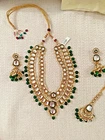 Indian KundnJewellery Set NecklaceTikka Earrings Bridal set  Pakistani Jewellery