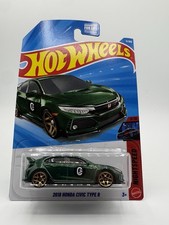2018 Honda Civic Type R Green 2026 Hot Wheels 