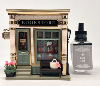 #ad Bath amp; Body Works BOOKSTORE Wallflower Plug Projector Book Loft Refill NEW SET $62.95