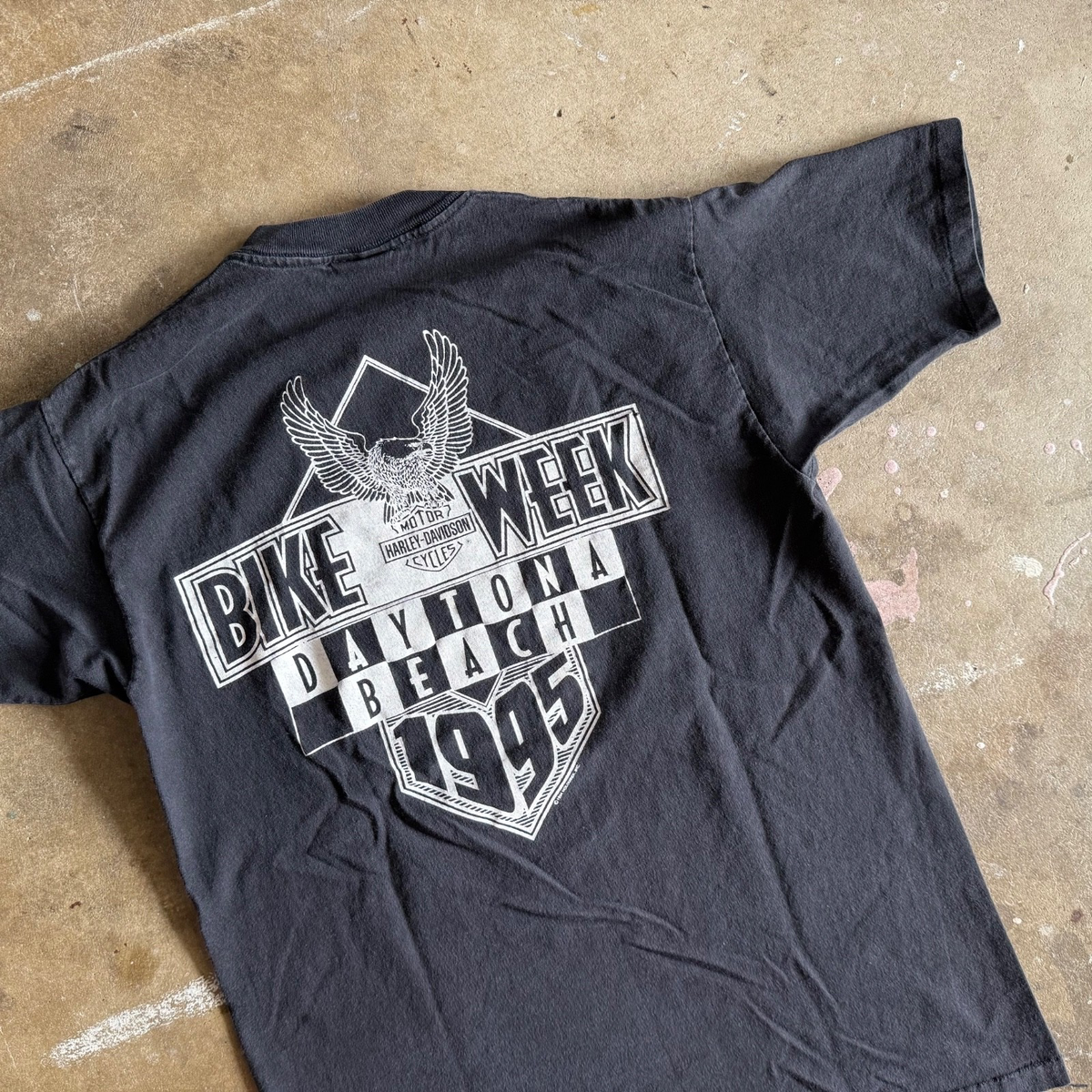 90s VINTAGE HARLEY DAVIDSON MOTORCYCLE T-SHIRT SZ M DAYTONA BEACH