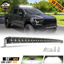 Roof Curved 50inch Led Light Bar 900w Spot Fit 2015-23 Ford F150 F250 F350 F450