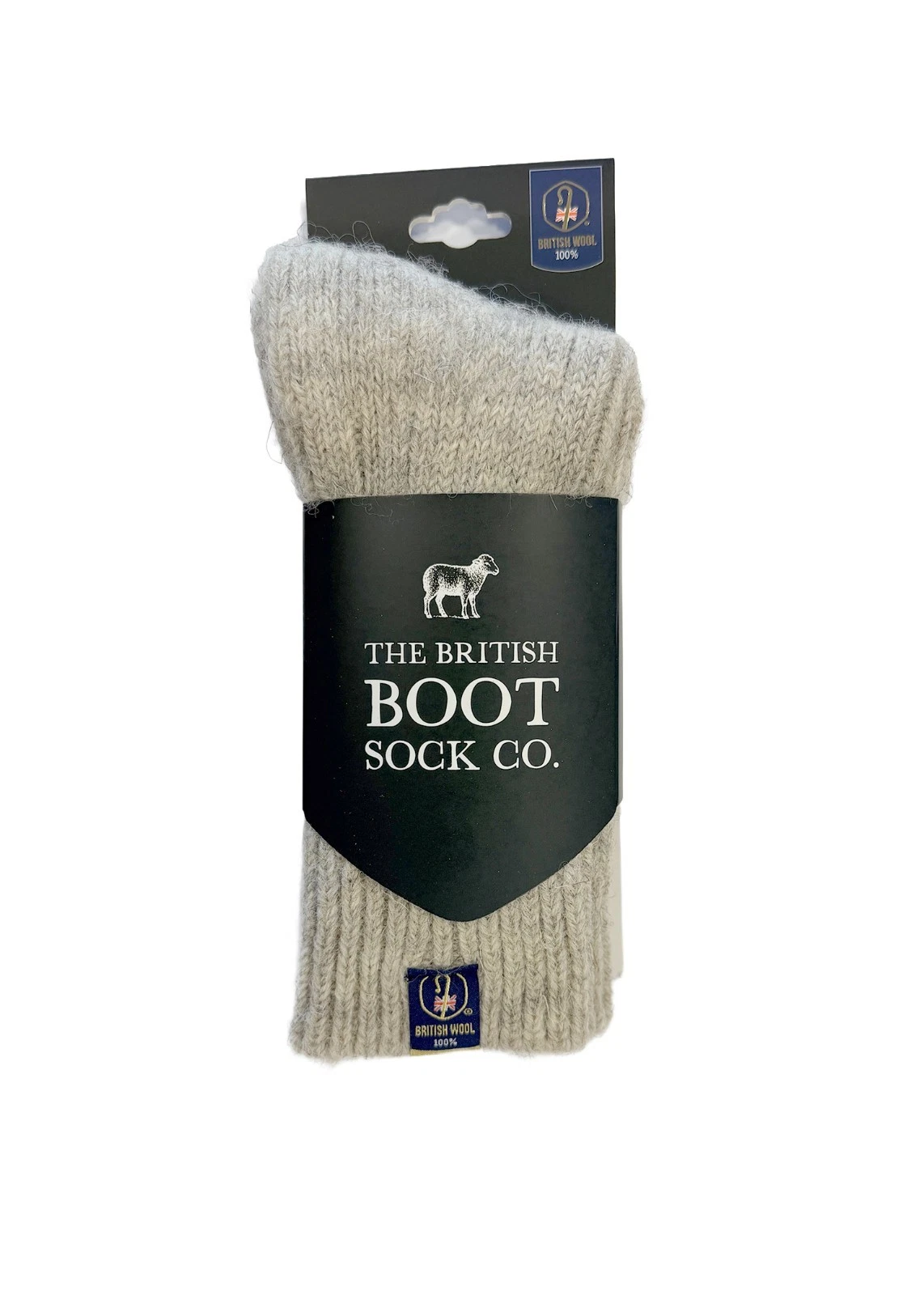 100% British Wool Boot Socks – Smoke Grey | Men's Luxury Wool Socks UK 8-12
Opens in a new window or