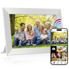 Brookstone 10" Digital Picture Frame, Video, Weather, Wi-Fi, 32GB Storage