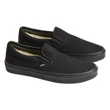 Vans Classic Slip-On Skate Shoes Black/Black
