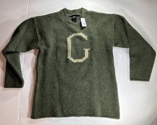 Universal Wizarding World of HARRY POTTER - Green G Wool SWEATER Jumper Size M