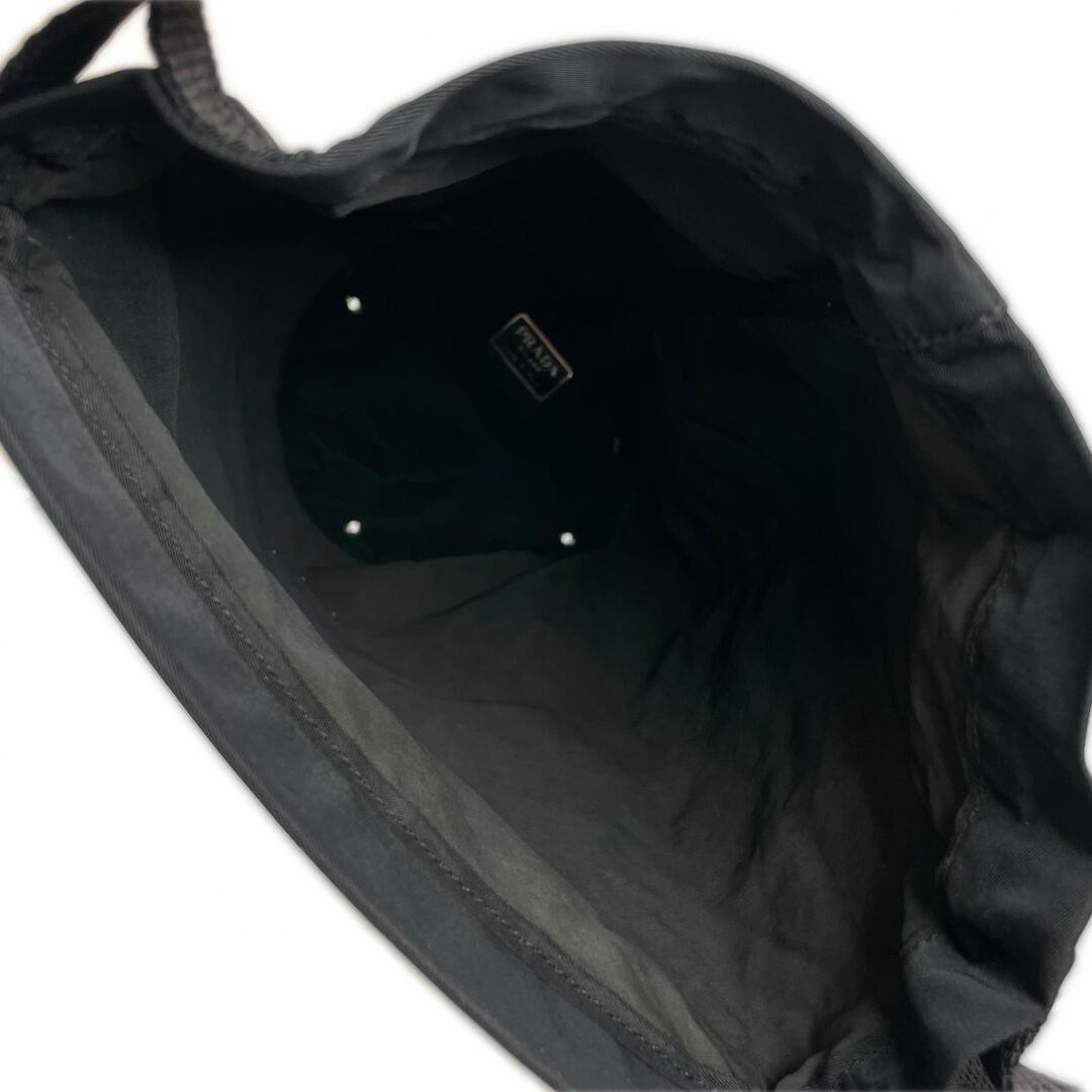 Excellent Condition PRADA V228 Shoulder Bag Nylon Black Ladies Tessuto Triangle thumbnail 7