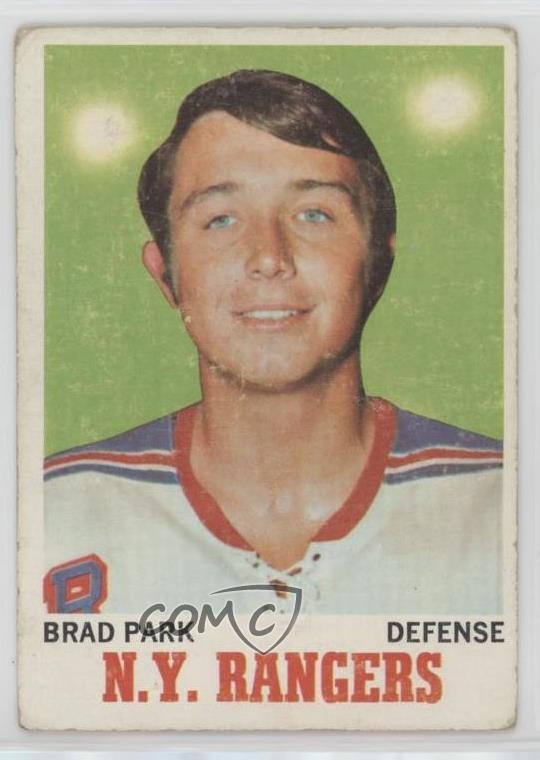 1970-71 Topps Brad Park #67 Rookie RC HOF 10j2