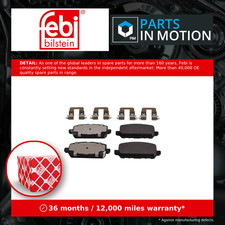 Image of Brake Pads Set Rear 116406 Febi 43022T2JH00 43022T2JH01 43022T7JH01 43022T8MG00