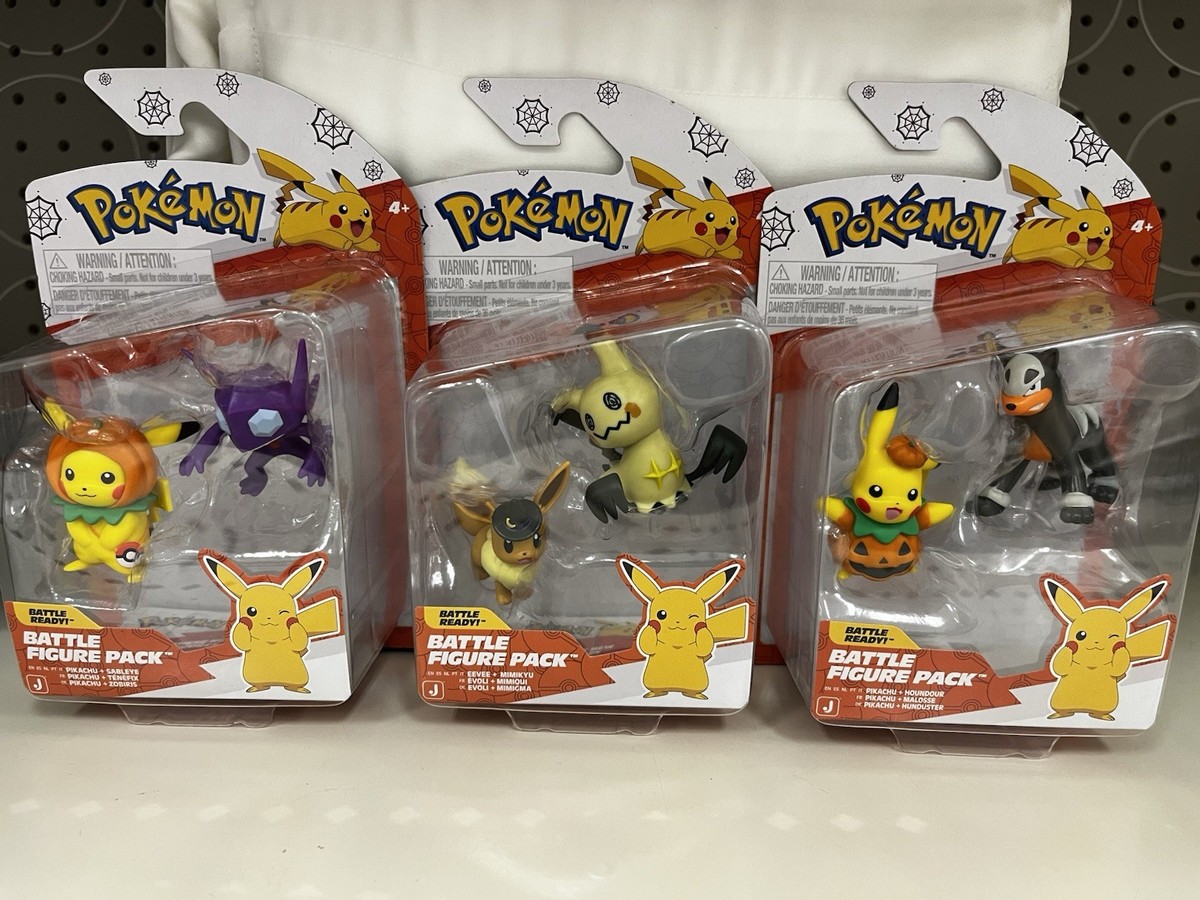 2025 Pokemon Battle Ready 3 Pikachu & Houndour & Sableye & Mimikyu