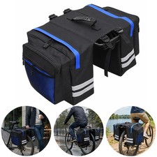 Waterproof Double Pannier Bike Bag MTB Rear Rack Cycling Storage Set for Bicycle
