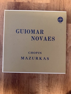 Chopin Mazurkas Guiomar Novaes Vox LP Mono High Fidelity PL 7920