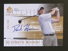 2005 SP AUTHENTIC #95 DAVID HEARN RC AUTO AUTOGRAPH #/999