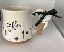 NEW Rae Dunn by Magenta Artisan Collection Coffee Wildflowers 22oz Mug HTF