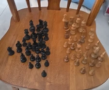 Wooden Handcrafted Weighted Staunton Style Chess Pieces Chess 