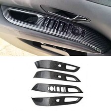 Für 2025 Hyundai Tucson NX4 Carbon Fenster Armlehne Lift Schalter Abdeckung ABS