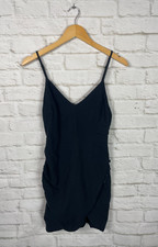 URBAN OUTFITTERES Womens Black Linen Blend Dress Size XS