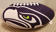 TY 2018 NFL Seattle Seahawks Logo 14" Stuffed Football Plush Toy