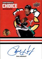 Phil Housley 2025-26 Upper Deck Chicago Blackhawks Centennial Choice Auto CS-PH