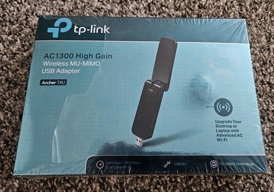 TP-Link AC1300 High Gain Archer T4U Wireless MU-MIMO USB Adapter New