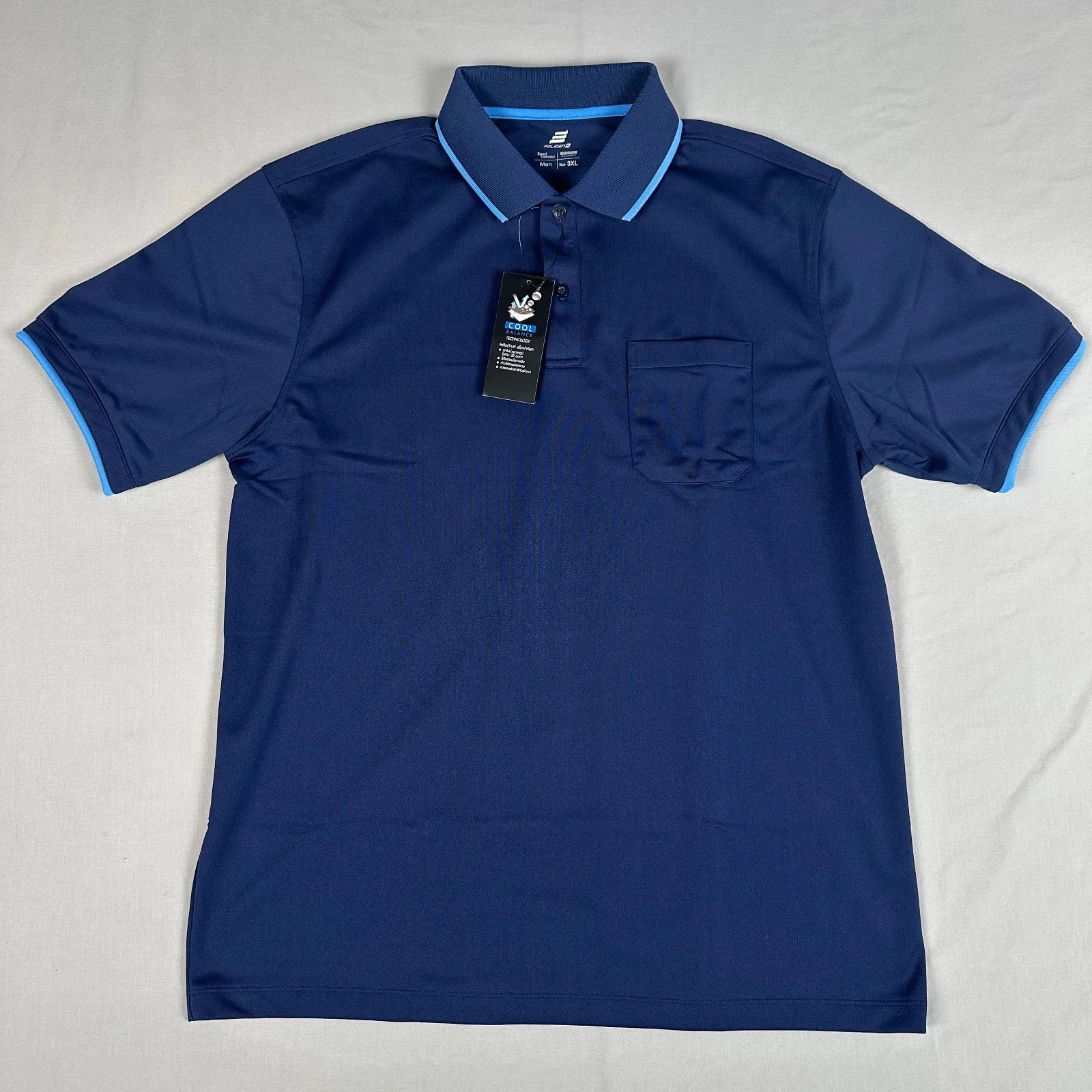 NWT 3XL Poligan Sport Collection Cool Balance Shirt Moisture Wicking Quick Dry