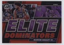 2019 Panini Donruss Optic Elite Dominators Red Prizm 60/99 Marvin Bagley III 9bp