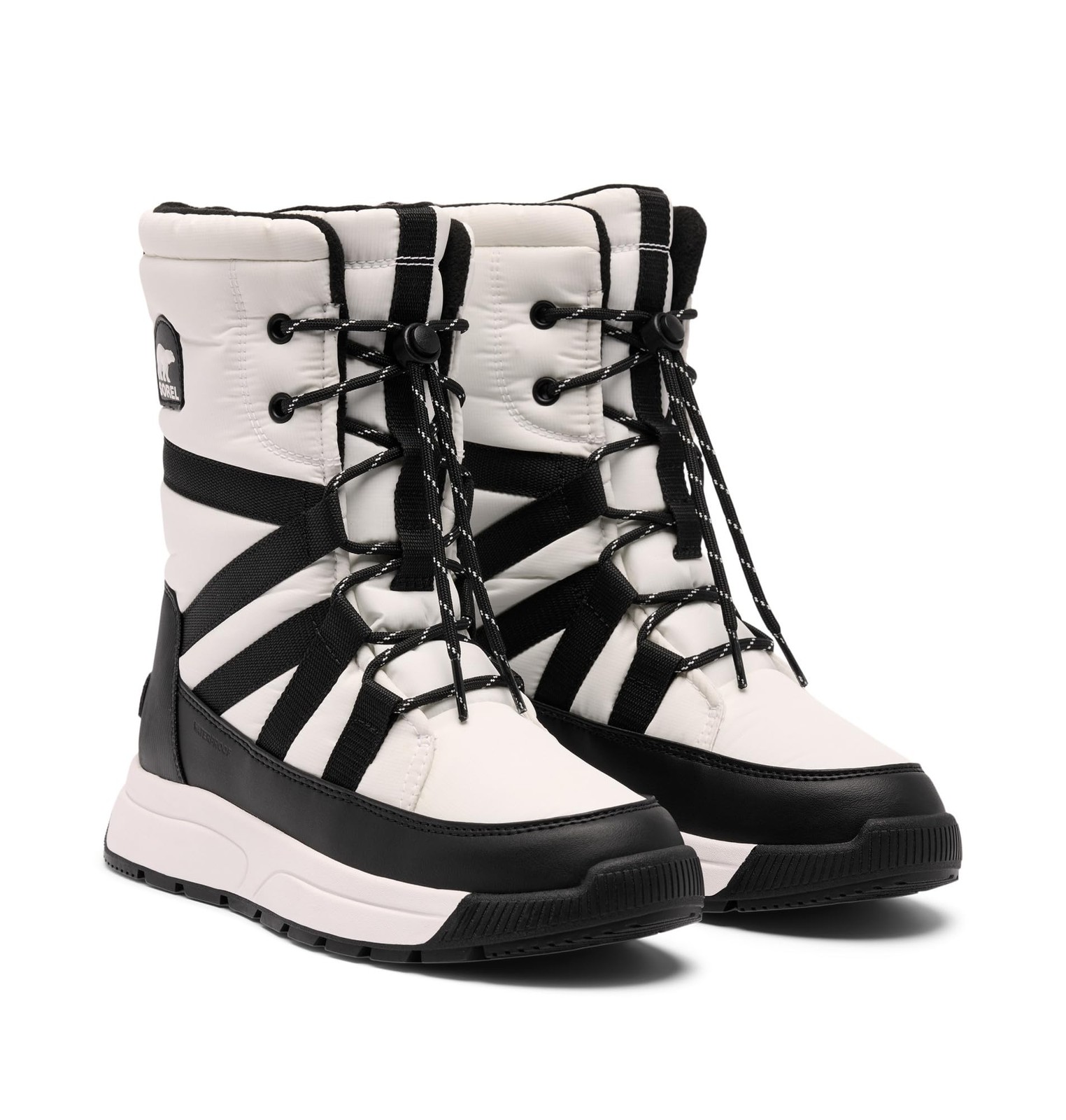 Sorel Women's Whitney III Tall Waterproof Winter Boot, Sea Salt/Black, 9.5 image 2