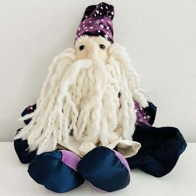 Manhattan Toy Royal Renaissance Zauberer Magie lila Plüschtier Kuscheltier selten