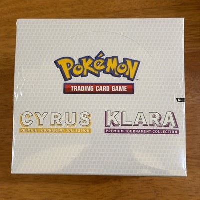 Pokemon TCG Cyrus and Klara Premium Tournament Collection Display New And Sealed