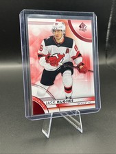 2023-24 Sp Authentic - Jack Hughes #79 Limited Red