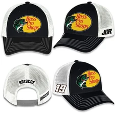 Chase Briscoe 2025 Checkered Flag Sports #19 Bass Pro Shops Sponsor Hat