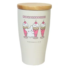 Marimocraft Sanrio Hanamaru Obake Stainless Steel Tongue Blur with Lid, Ice Crea