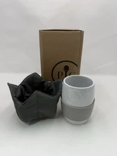 Pampered Chef Ceramic Egg Cooker 1529 W/Box And Cloth Holder