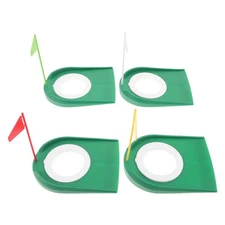 4 Pcs Golf Putting Cup Backyard Garage Accessories Putter Practice
