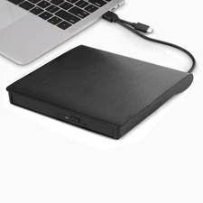 External CD DVD Drive Reader Writer CD Burner USB 3.0 Type-C forPC Windows 11 10