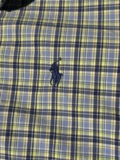 MENS POLO RALPH LAUREN BUTTON DOWN FLANNEL, XL. FAST FREE SHIPPING